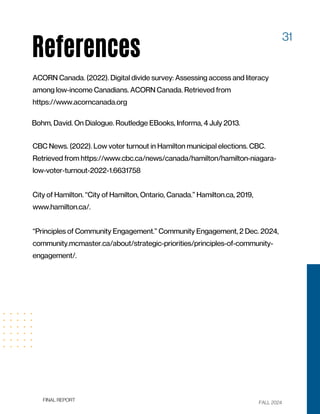 ACORN Canada. (2022). Digital divide survey: Assessing access and literacy
among low-income Canadians. ACORN Canada. Retri...