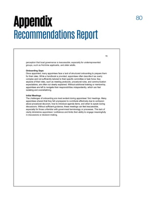 80
Appendix
RecommendationsReport
 