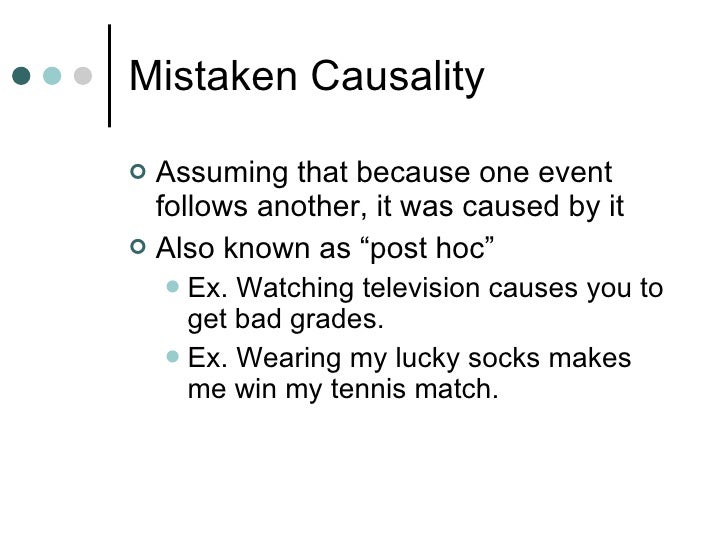 what is wrong cause fallacy