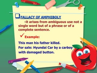 Fallacies | PPTX