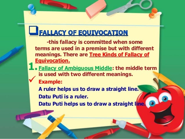 Fallacies