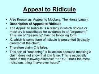 Fallacies | PPT