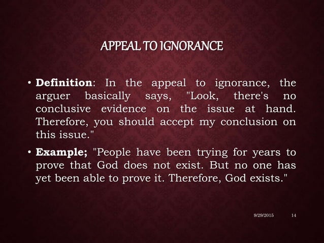 Fallacy and types | PPT