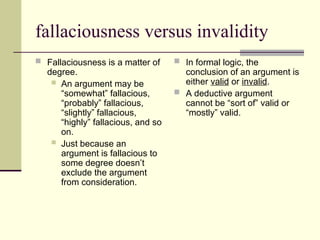 Fallacy Examples and explanations with pictures.ppt