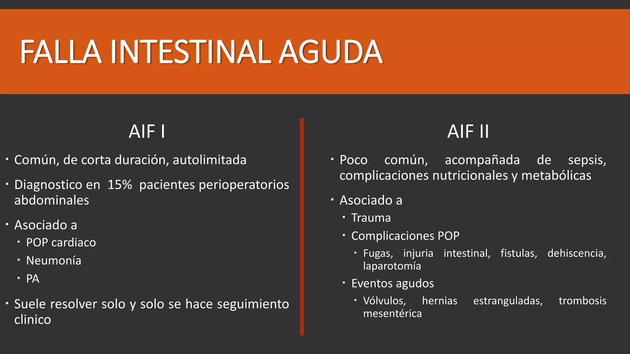 Fall Intestinal Falla intestinal | PPTX