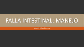 Fall Intestinal Falla intestinal | PPTX