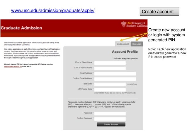 application advice