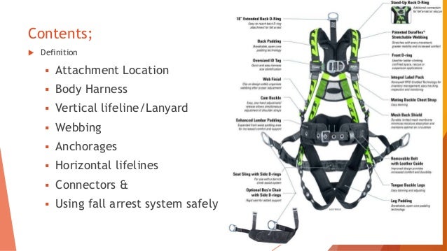 Fall arrest systems