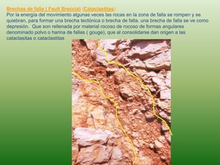 Brecha De Falla Roca Fallas | PPTX