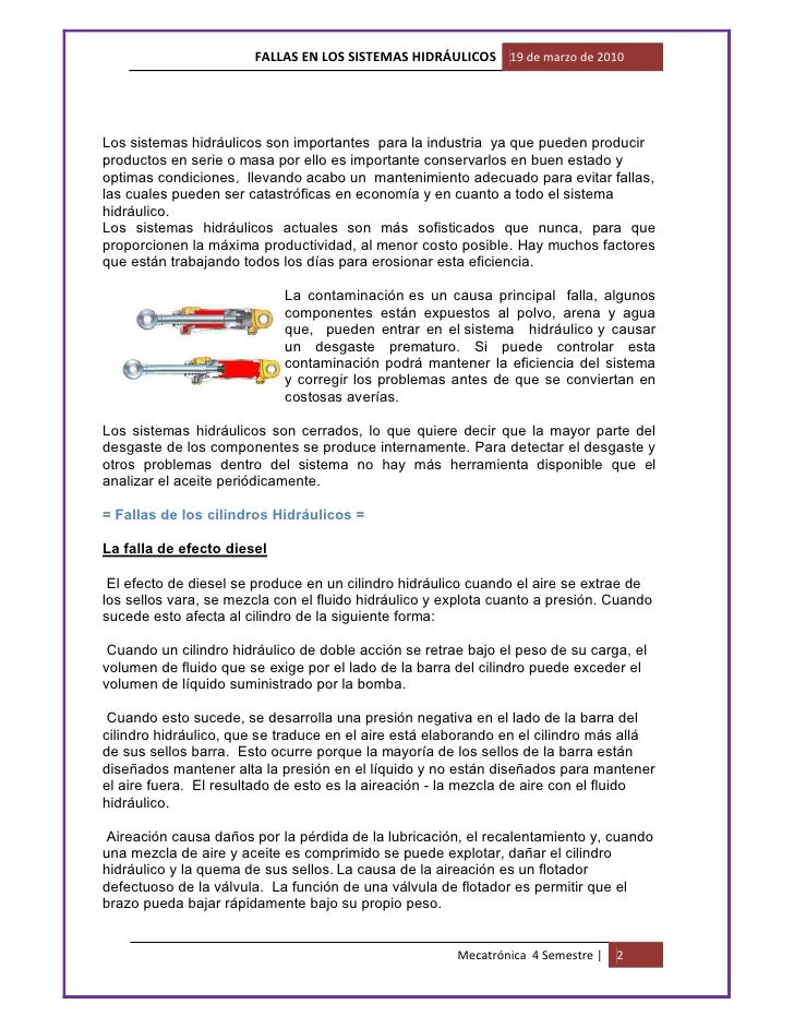 Principales fallas de los actuadores