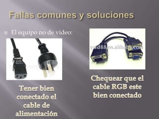    El equipo no de video:
 