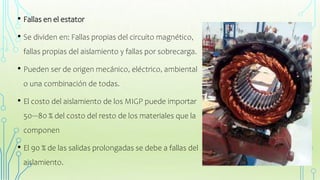 Falla En Motor Cnc Router FALLAS MOTORES ELECTRICOS DE LOS MOTORES DE INDUCCION .pptx