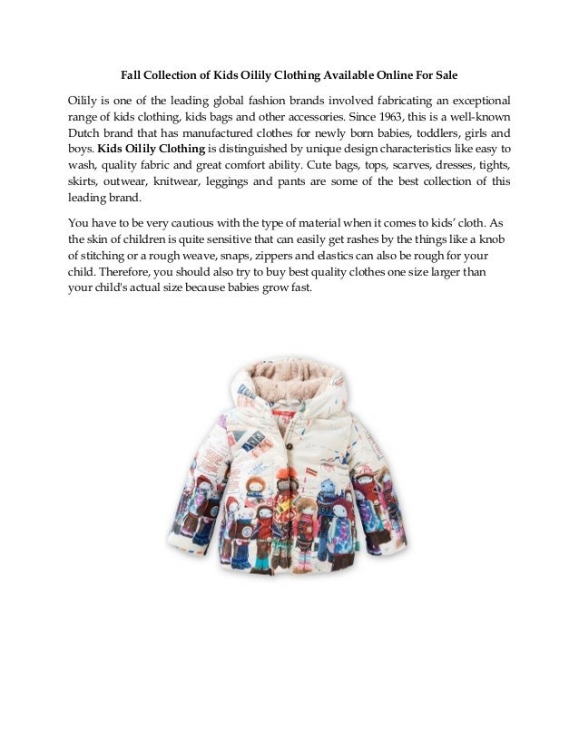 oilily children's clothes