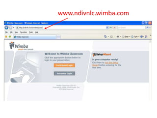 www.ndivnlc.wimba.com
 