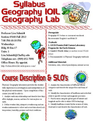Fall geog lab syllabus 2013