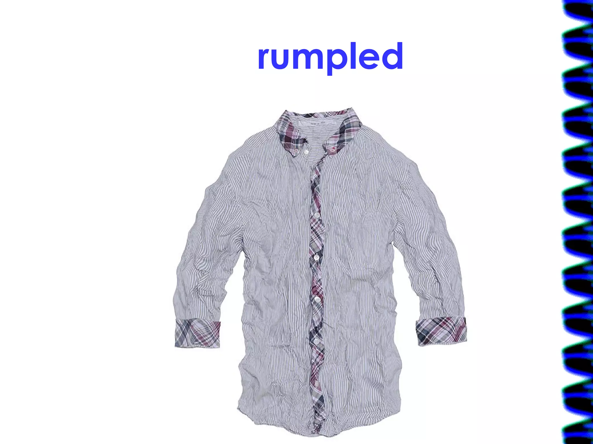 rumpled 
