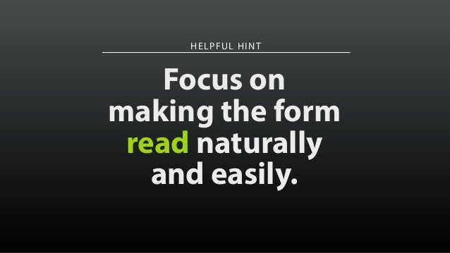 Falling in Love With Forms [An Event Apart DC 2015] Slide 101