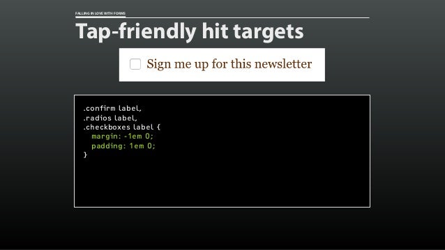 Falling in Love With Forms [An Event Apart DC 2015] Slide 104
