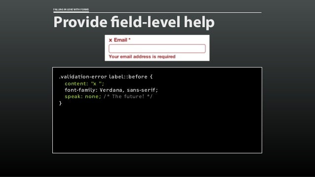 Falling in Love With Forms [An Event Apart DC 2015] Slide 133
