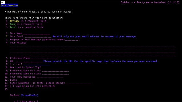 Falling in Love With Forms [An Event Apart DC 2015] Slide 136