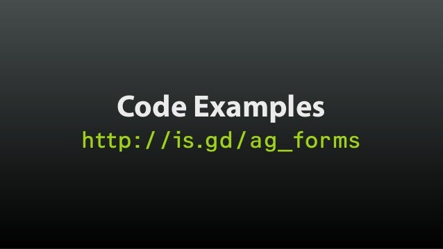 Falling in Love With Forms [An Event Apart DC 2015] Slide 14