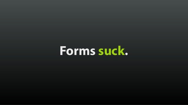 Falling in Love With Forms [An Event Apart DC 2015] Slide 2