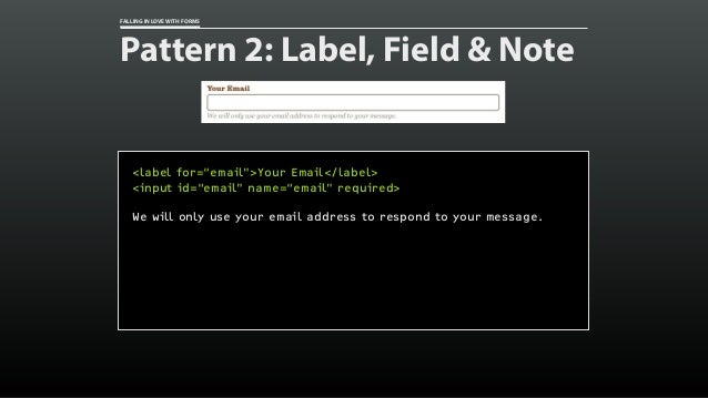 Falling in Love With Forms [An Event Apart DC 2015] Slide 25