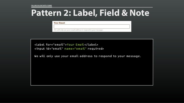 Falling in Love With Forms [An Event Apart DC 2015] Slide 26