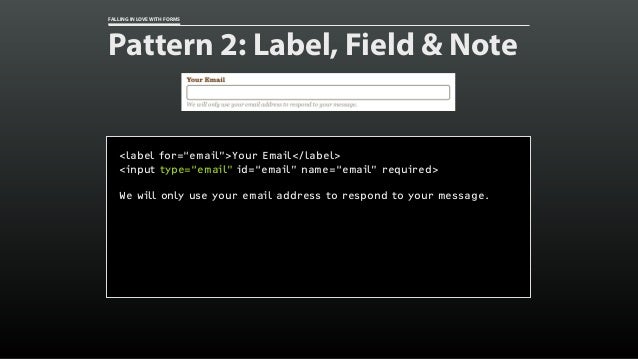 Falling in Love With Forms [An Event Apart DC 2015] Slide 28