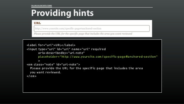 Falling in Love With Forms [An Event Apart DC 2015] Slide 47