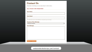 webstandardssherpa.com/contact
 