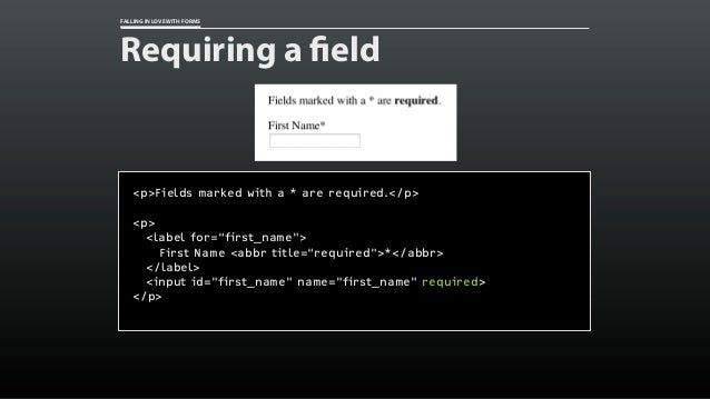 Falling in Love with Forms [Øredev 2015] Slide 107
