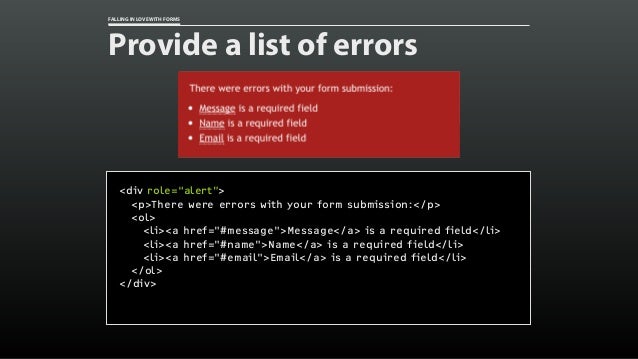Falling in Love with Forms [Øredev 2015] Slide 117