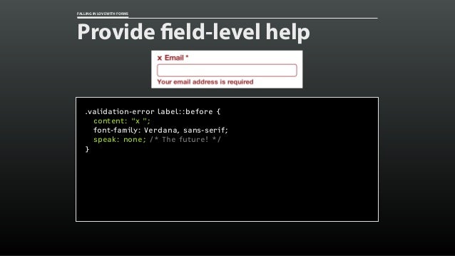 Falling in Love with Forms [Øredev 2015] Slide 122