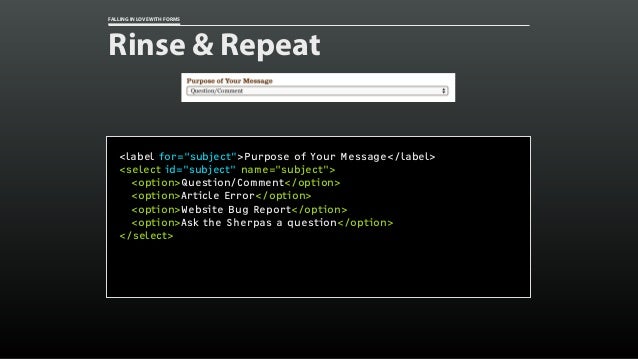 Falling in Love with Forms [Øredev 2015] Slide 37
