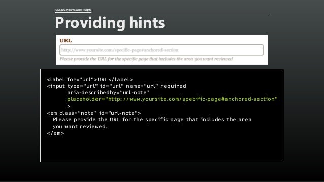 Falling in Love with Forms [Øredev 2015] Slide 47