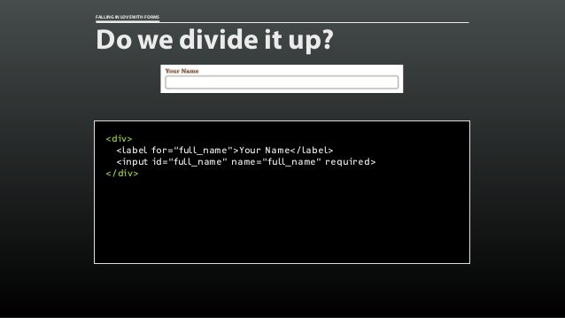Falling in Love with Forms [Øredev 2015] Slide 71