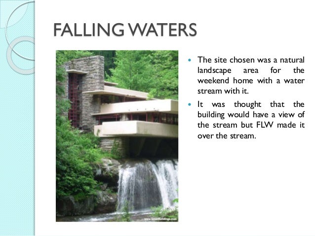 Falling water plan with dimensions pdf picture