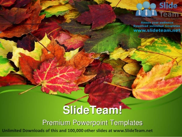 fall leaves nature power point templates themes and backgrounds ppt d fall leaves background powerpoint