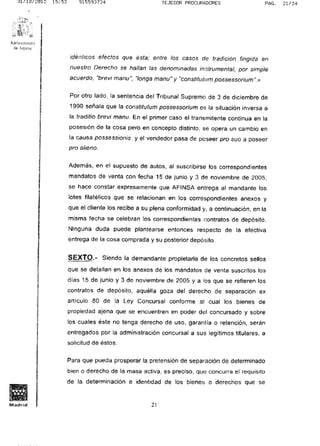 Fallo ap devolucion y entrega filatelia