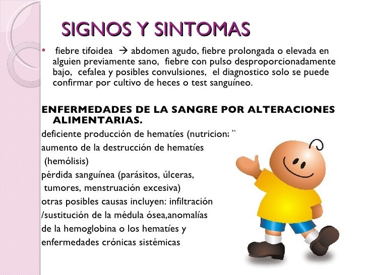 Los indicios de las lombrices a los niños hasta