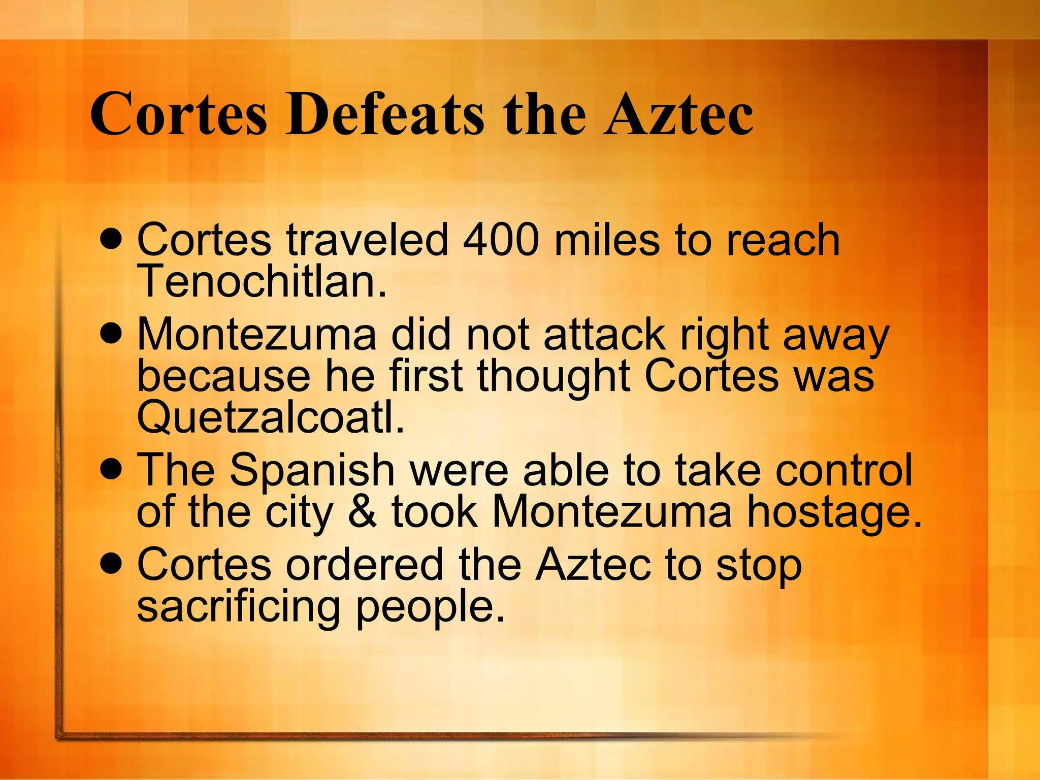 Fall of aztec inca empires | PPT