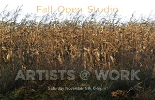 Fall open studio