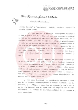 Fallo RIZZO- Corte Suprema de Justicia | PDF