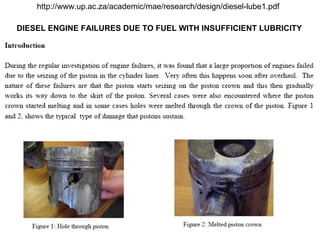 http://www.up.ac.za/academic/mae/research/design/diesel-lube1.pdf

DIESEL ENGINE FAILURES DUE TO FUEL WITH INSUFFICIENT LUBRICITY