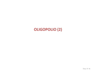 Diap. N° 36
OLIGOPOLIO (2)
 