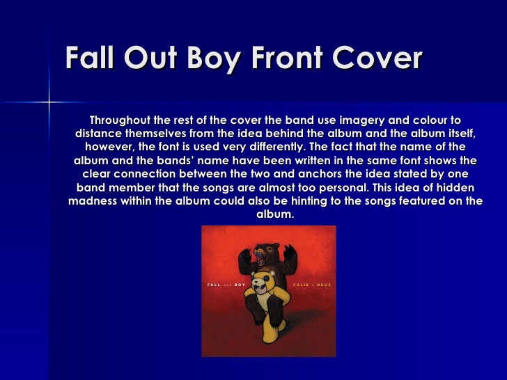 Fall Out Boy Folie A Deux Analysis Fall Out Boy Folie A Deux Analysis
