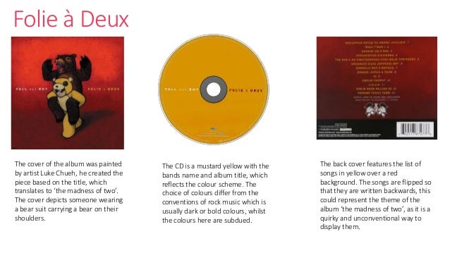 Fall Out Boy Digipak Analysis Fall Out Boy Digipak Analysis