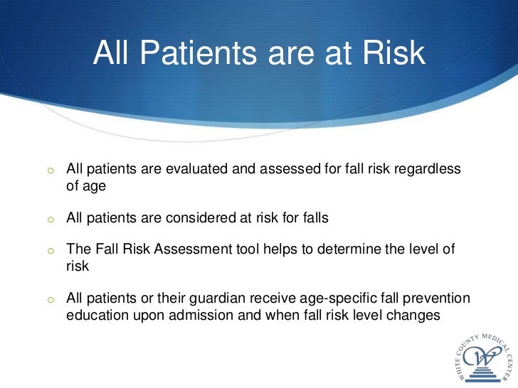 the falls risk assessment tool the falls risk assessment tool