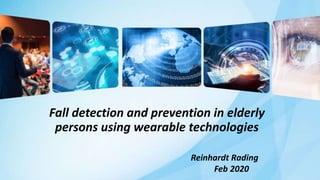 Fall detection and prevention among elderly persons. | PPTX
